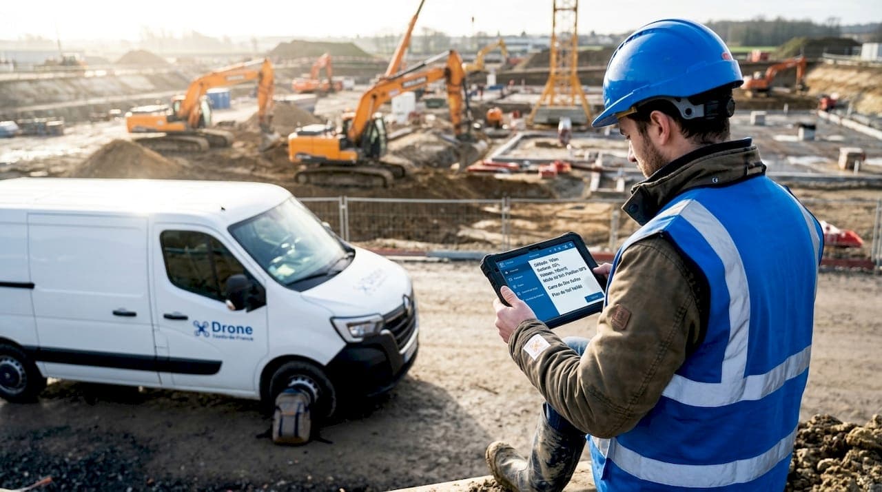 Suivi de chantier par drone : optimisez vos projets