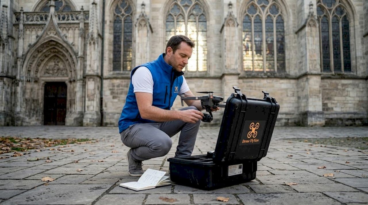 Drone et conservation architecturale : guide 2026