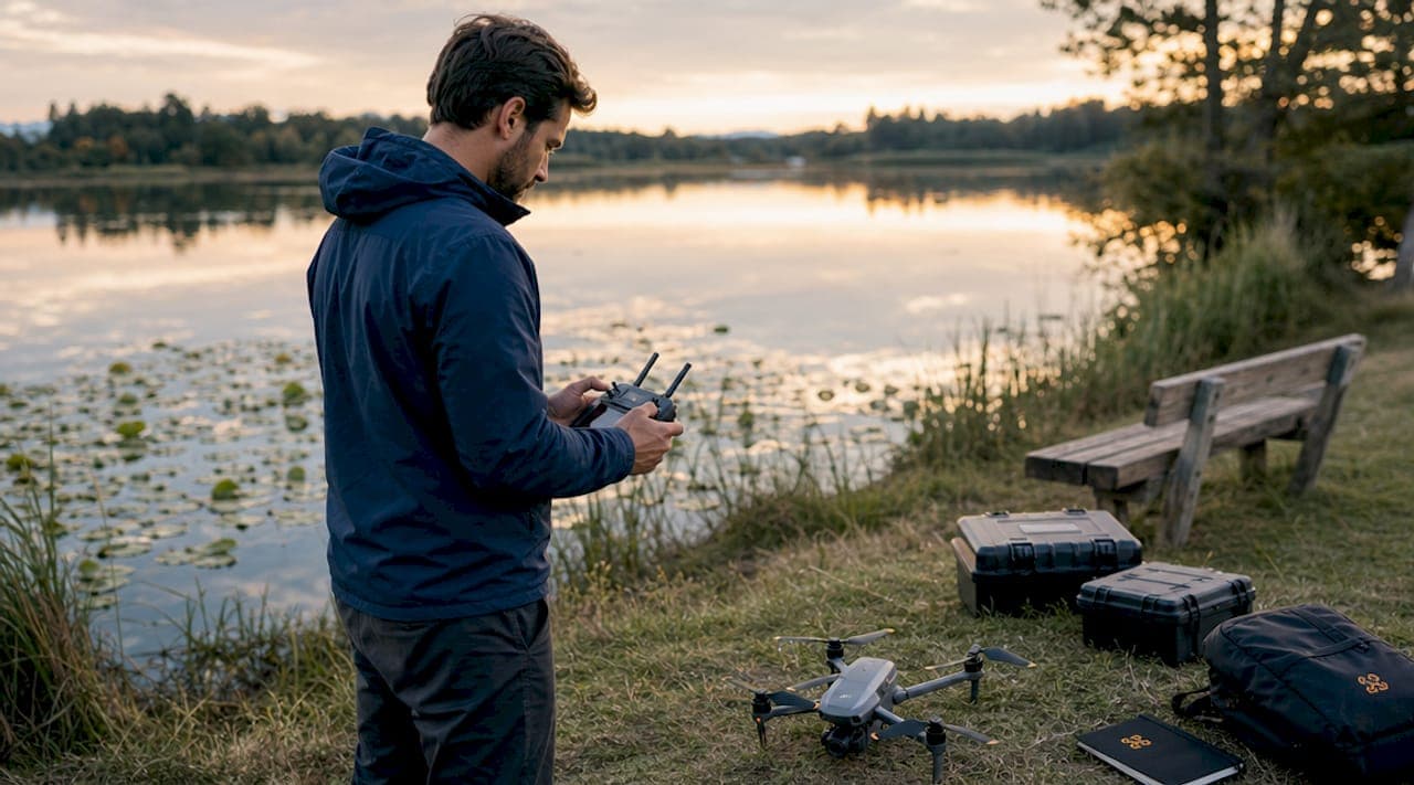 Workflow tournage vidéo drone : guide pro 2026