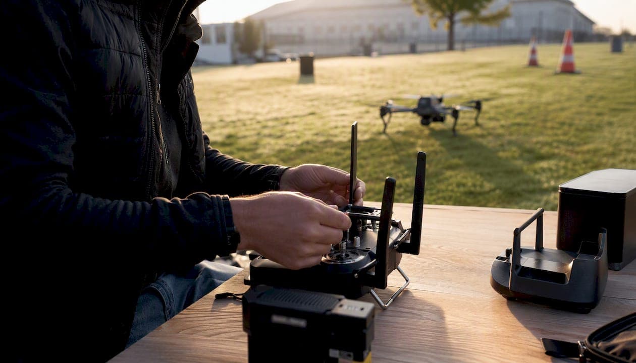 Informer le lieu et le public du passage d'un drone